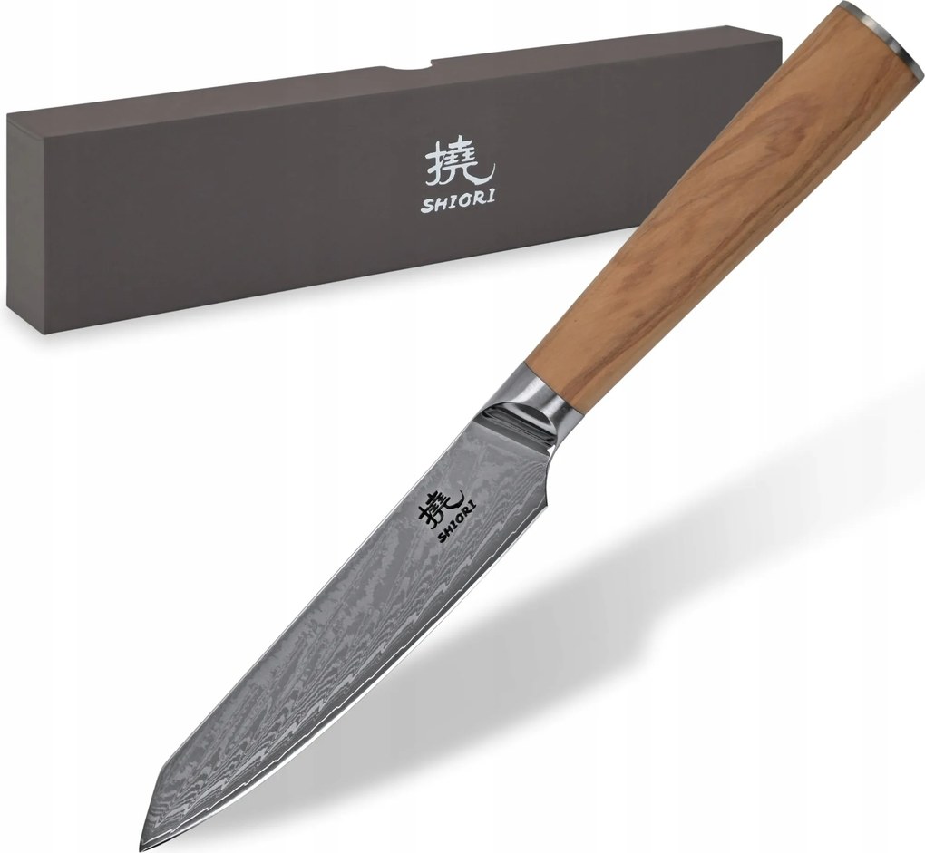 Shiori Oribu Muro univerzális kés damaszkuszi acélból 11,60 cm