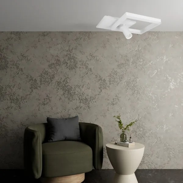 LED mennyezeti lámpa LED/38W/230V + 1xGU10/30W fehér