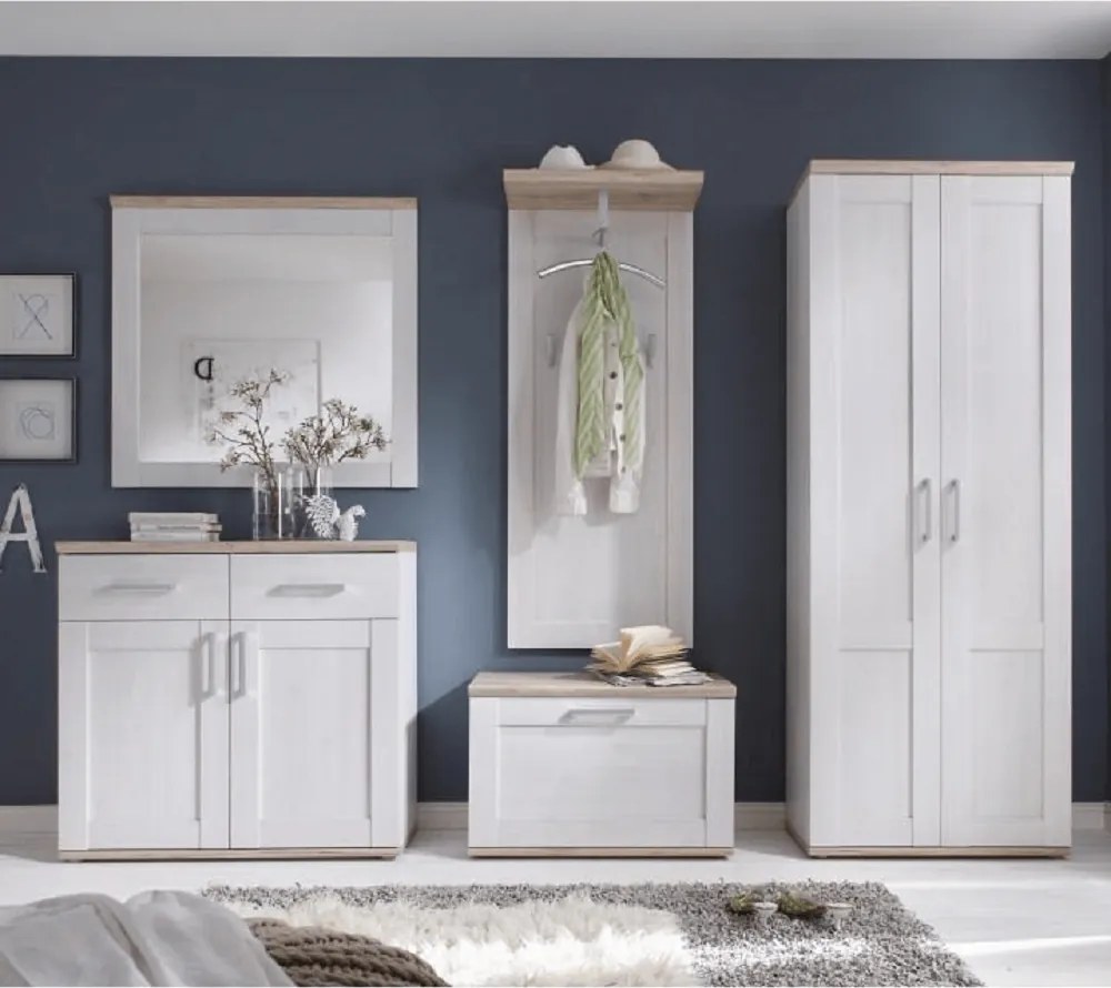 Tükör, fehér/san remo, PROVENSAL