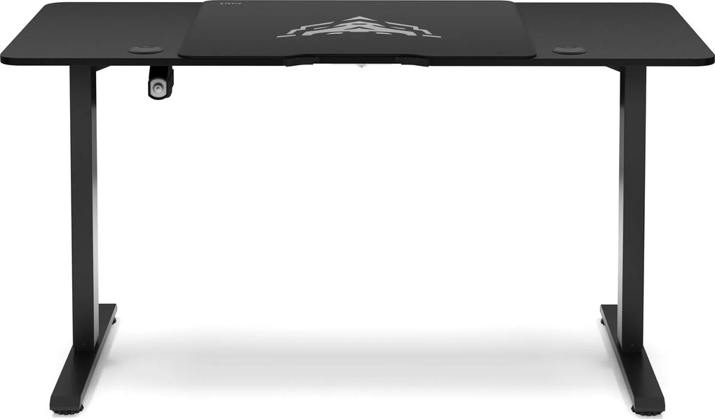 Elektromosan magasságban állítható íróasztal 140 cm fekete: Diablo X-Tensio 1400