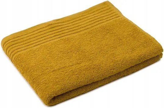 Hamburg fürdőlepedő, 70x140cm, mustár