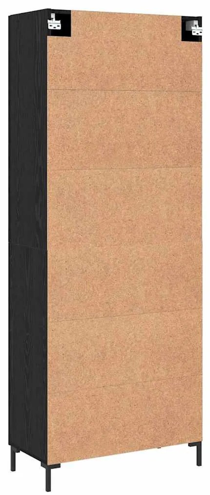 Magasfiú Musta tammi 69,5 x 34 x 180 cm Faanyag