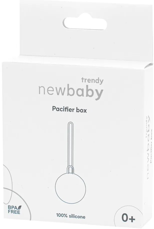Szilikon cumitartó New Baby bézs színű