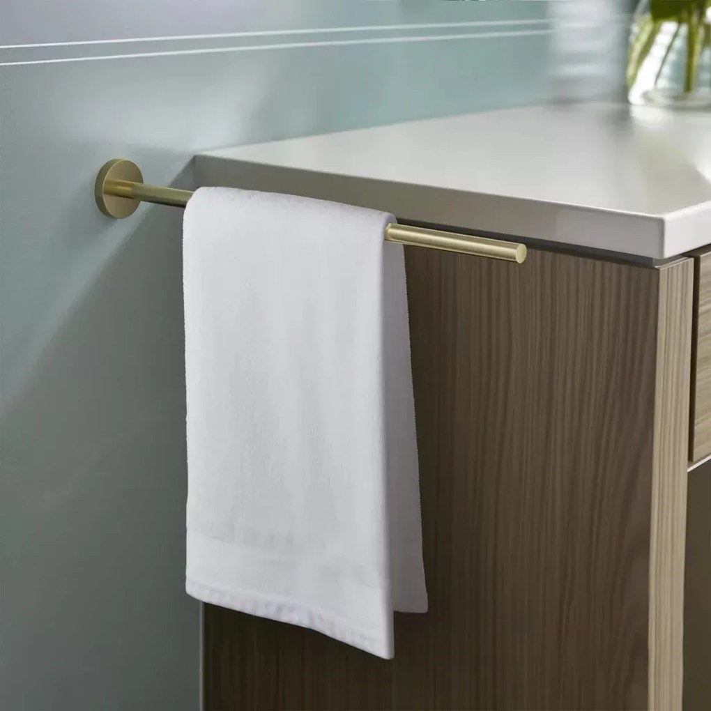 AREZZO design RONO törölközőtartó, szálcsiszolt arany