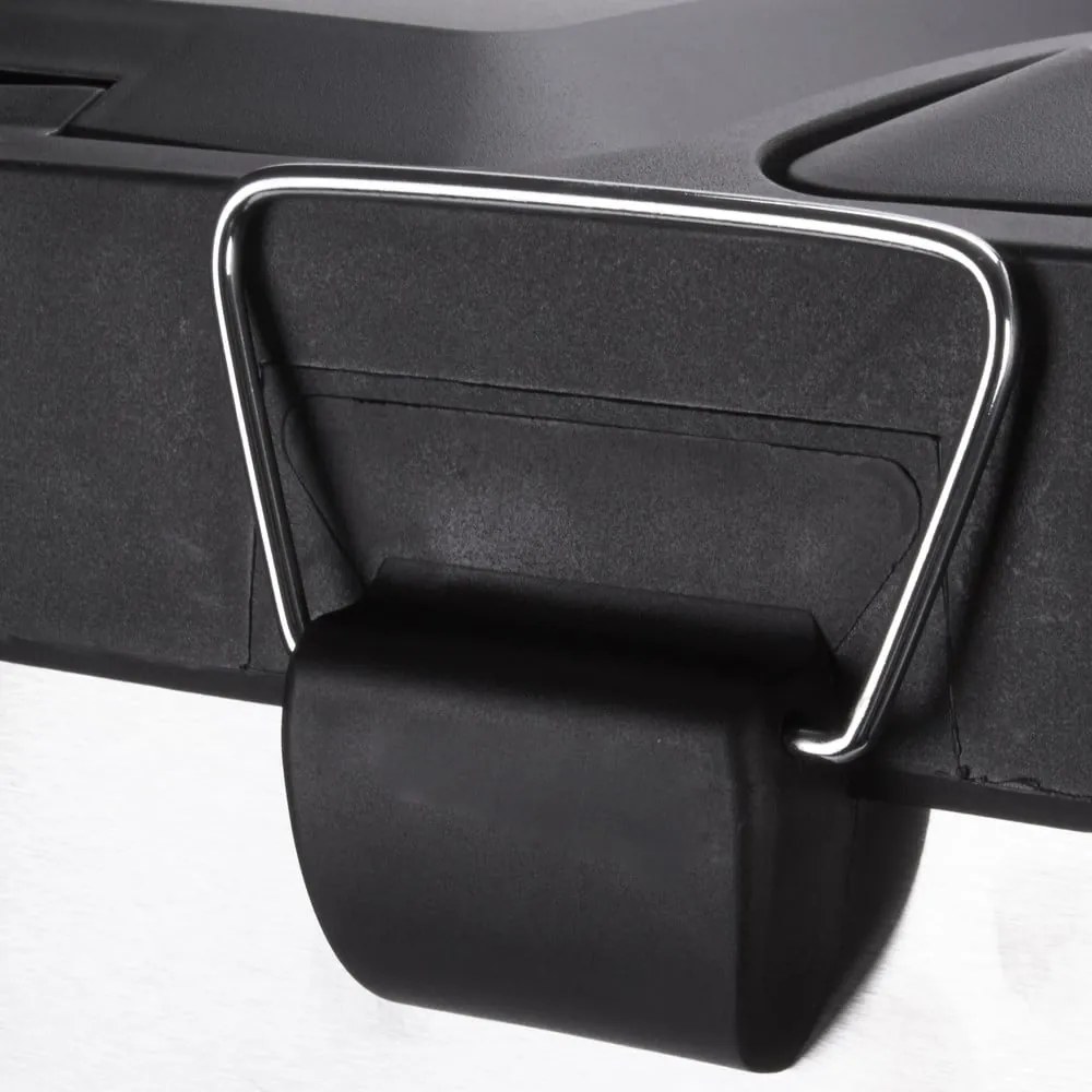 Matt ezüstszínű acél szelektív pedálos szemetes 2x20 l Tri Selectif – MSV