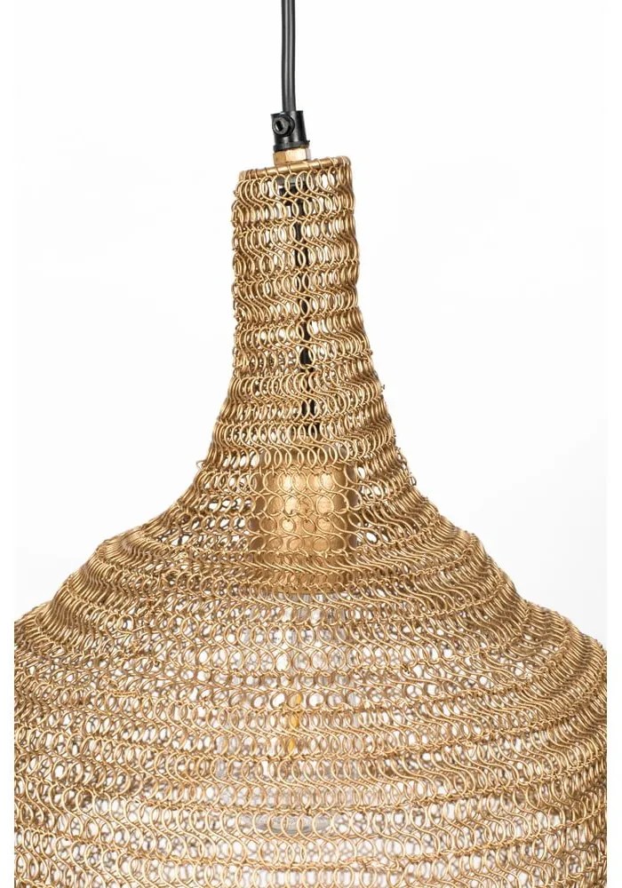 Lena aranyszínű függőlámpa, ø 37 cm - White Label