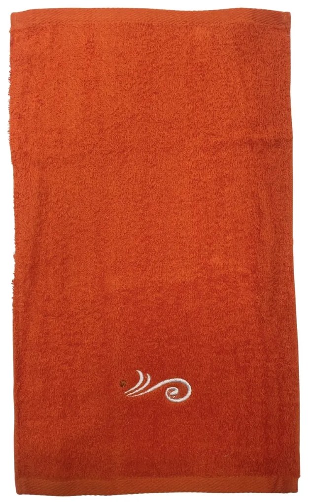 Ajándékcsomag 3 db 70x140 cm-es fürdőlepedőből és 50x100 cm-es, valamint 30x50 cm-es törölközőkből, Narancs színben, TiaHom