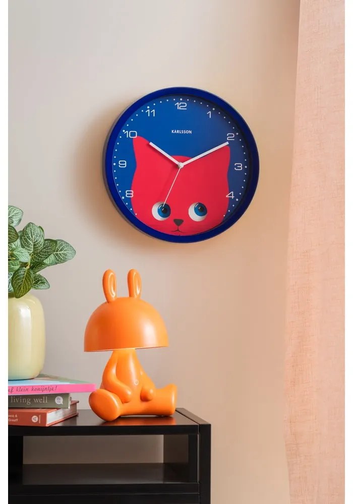 Gyerek óra ø 31 cm Peekaboo Cat – Karlsson