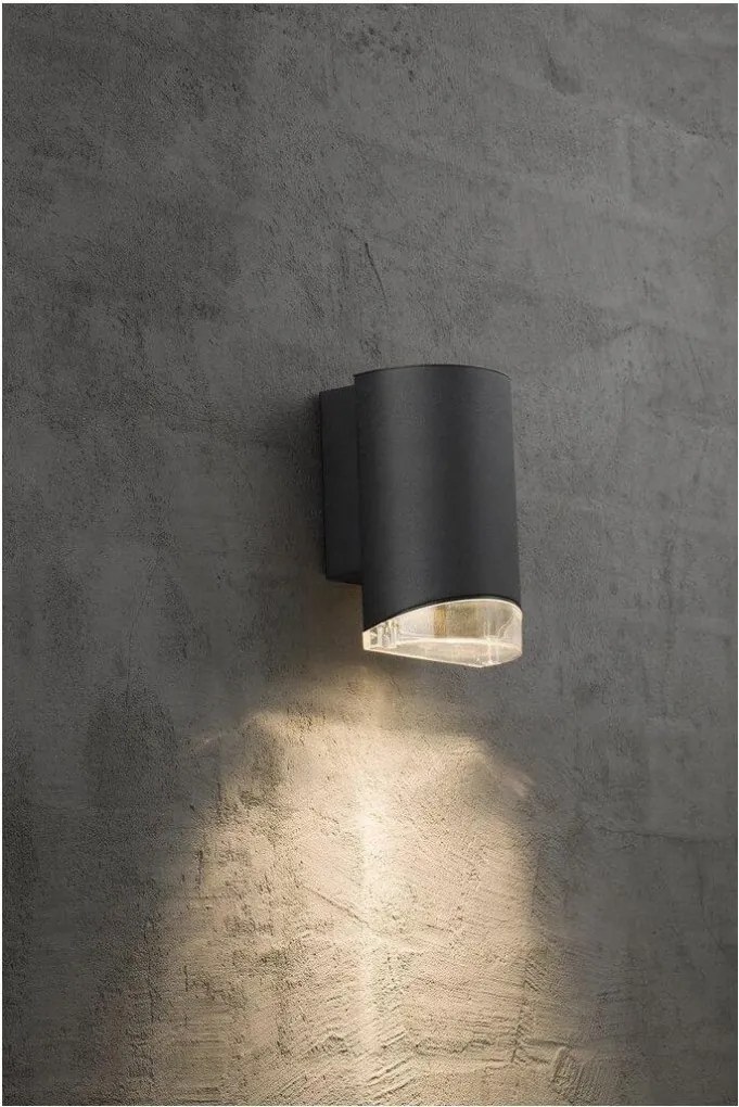 NORDLUX 45471003 ARN Modern Kültéri Fali Lámpa Fekete GU10 IP44