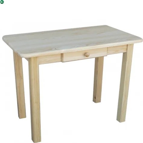 Étkezőasztal fiókos 100x70 két színnel