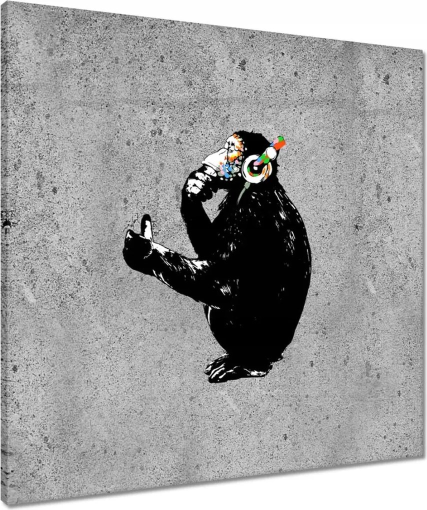 Vászonkép 60x60 Dj Majom Kedveli ezt Like it