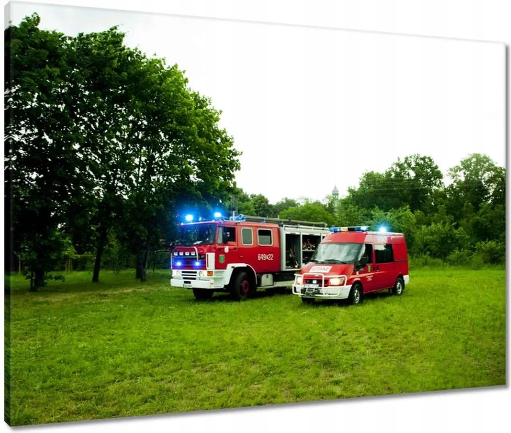 Vászonkép 80x60 Tűzoltóság