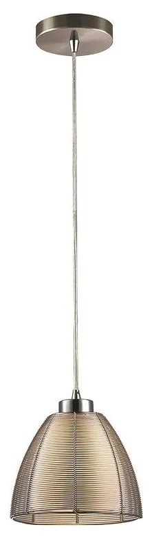 Searchlight 20031 - Csillár zsinóron 1xE27/60W/230V átm. 19 cm króm