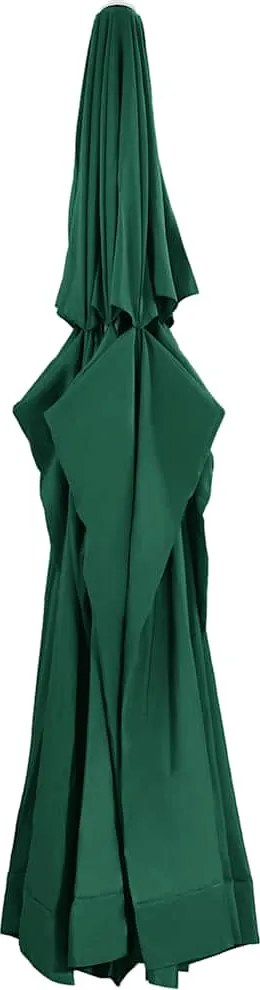 vidaXL zöld kültéri napernyőponyva 610 cm