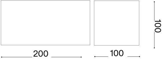 Ideal Lux - LED Kültéri fali lámpa ATOM LED/25W/230V IP54 barna