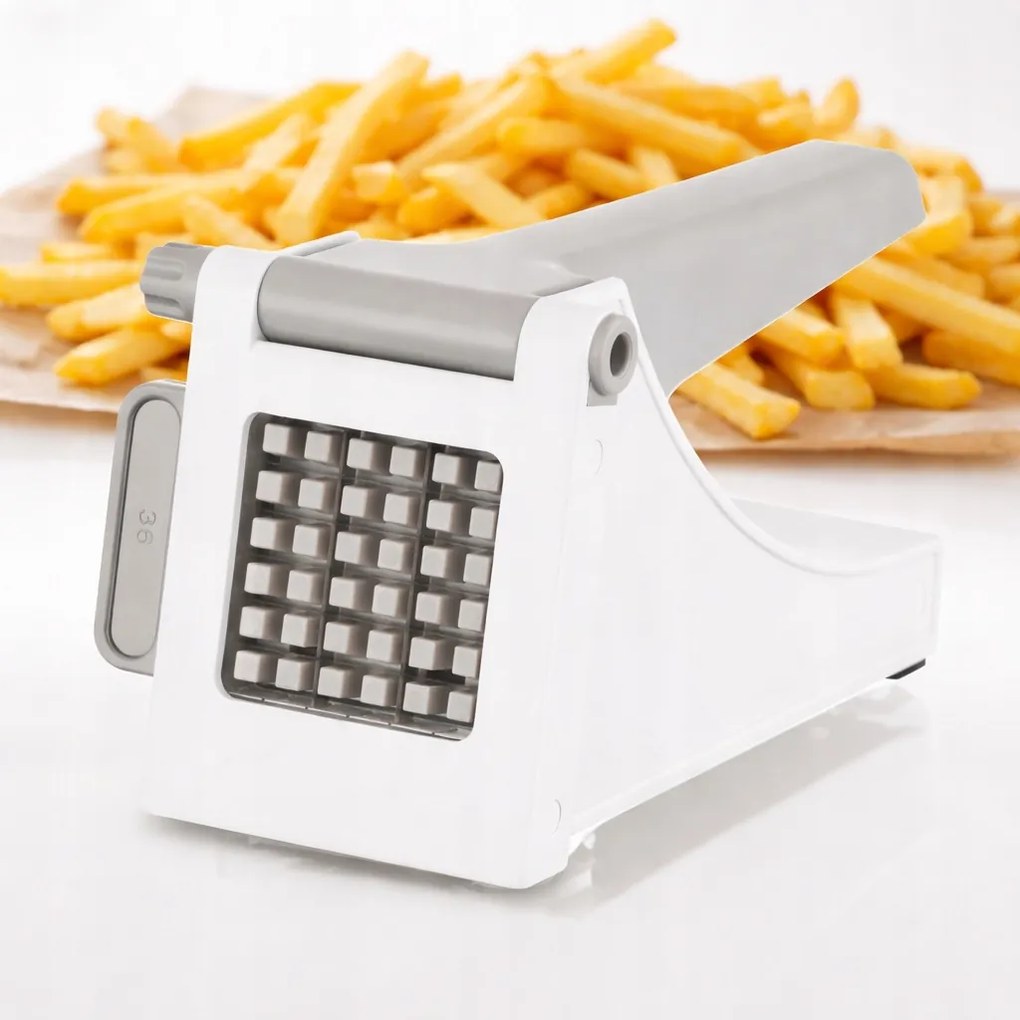Sültkrumpli Szeletelő Gép Zöldség-gyümölcs Szeletelő Acél Kézi