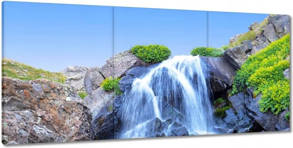 Festmények 210x100 Vízesés Tájképek