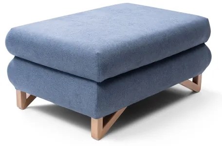 Puff AVESTA 63x95 cm kék