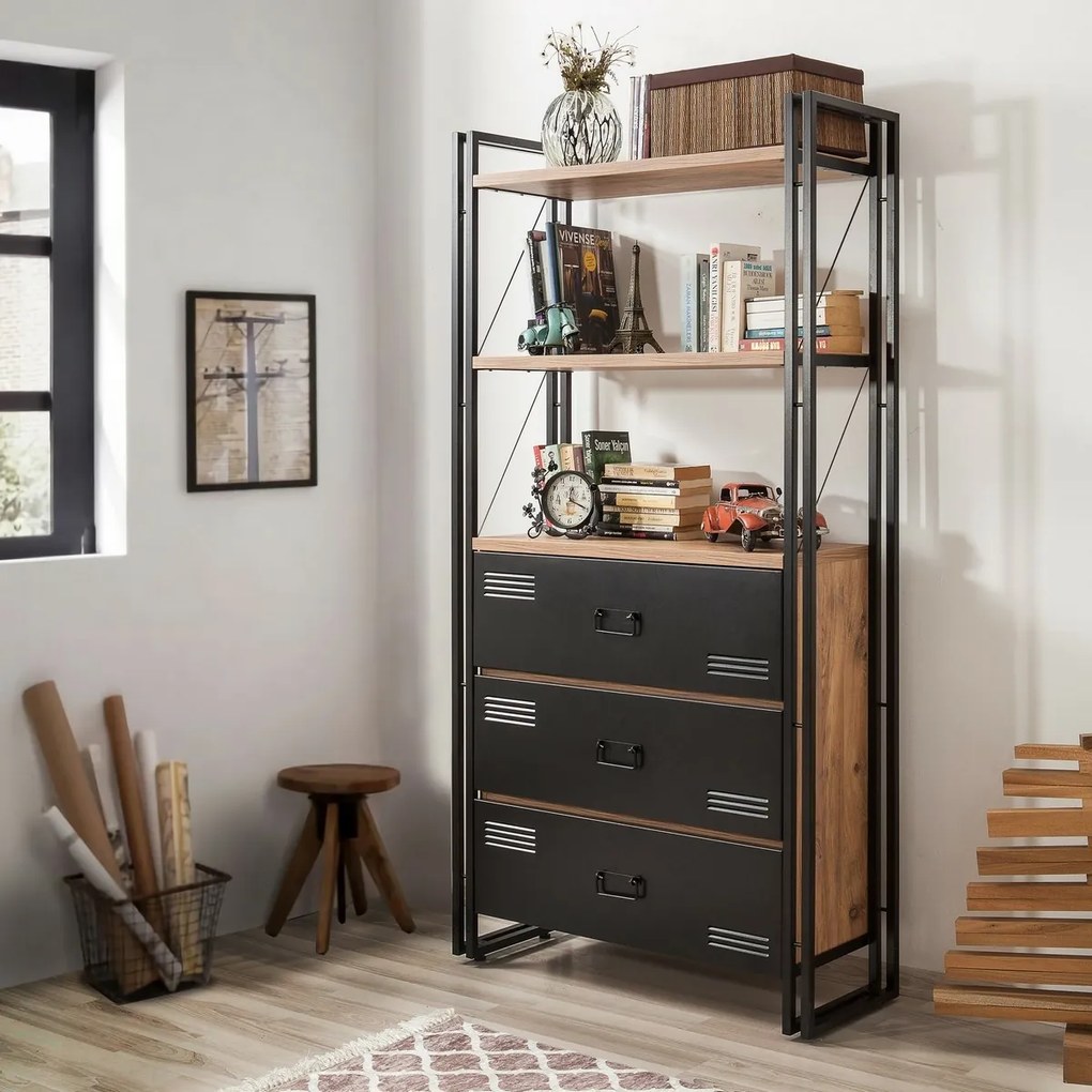 Cosmo Cortex Black and Atlantic Pine polc