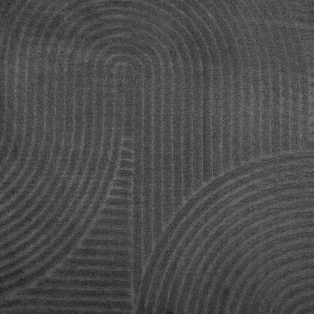 IZA antracit rövid szálú skandináv stílusú szőnyeg 100 x 200 cm