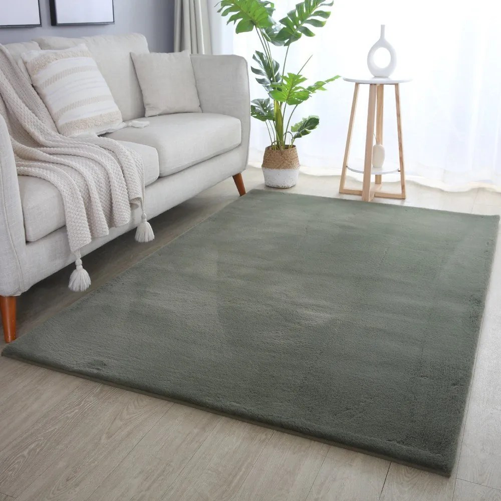 Zöld mosható szőnyeg 80x150 cm Pouffy – Ayyildiz Carpets