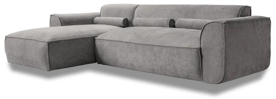 Világosszürke sarokkanapé (bal oldali) Flex Felix – Miuform