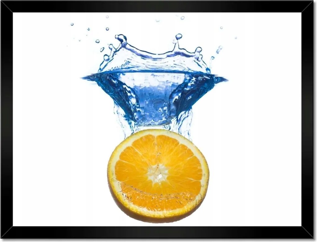Poszterek keretben 40x30 Narancs a vízbe