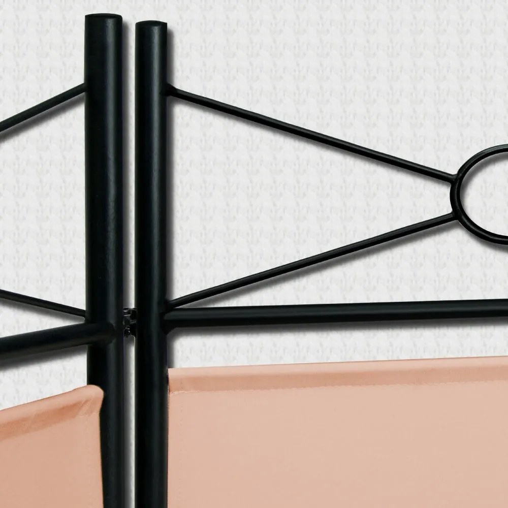 Lucca púder rózsaszín paraván 180x163 cm, 2 db