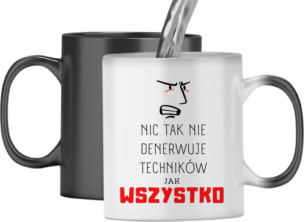 Mágikus Bögre Színváltó Technikusnak, fényképes nyomattal