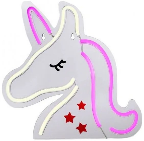 JUST LIGHT. 85025-70 - LED Neon fali dekoráció NEON LED/6,5W/5V unikornis