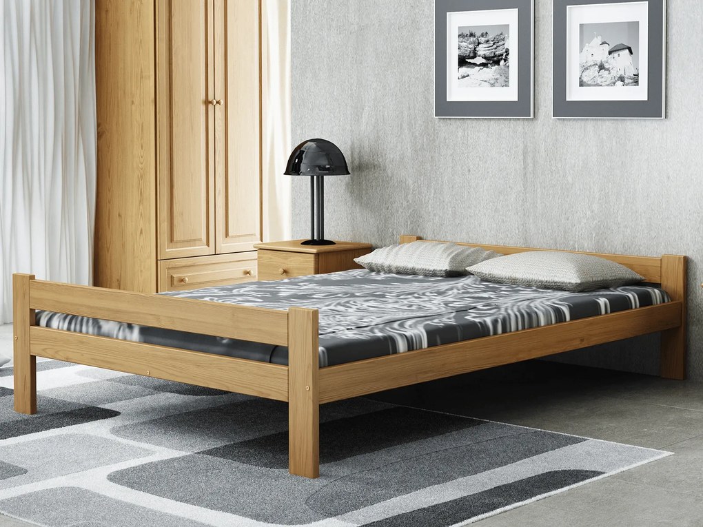 Fa ágy 160x200 Fumi VitBed tölgy