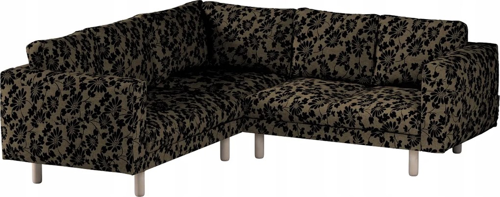 Dekoria Norsborg 4 személyes sarokkanapé huzat Ikea szürke