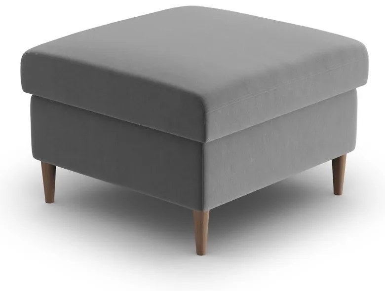 Világosszürke bársony lábtartó Kyoto – Cosmopolitan Design