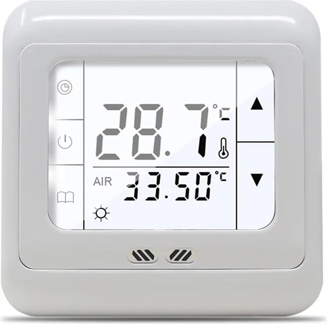 16A Programozható Digitális Termosztát Érintőképernyővel