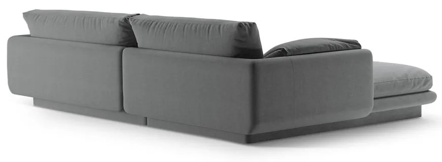 Sötétszürke sarokkanapé (jobb oldali) Torino – Micadoni Home