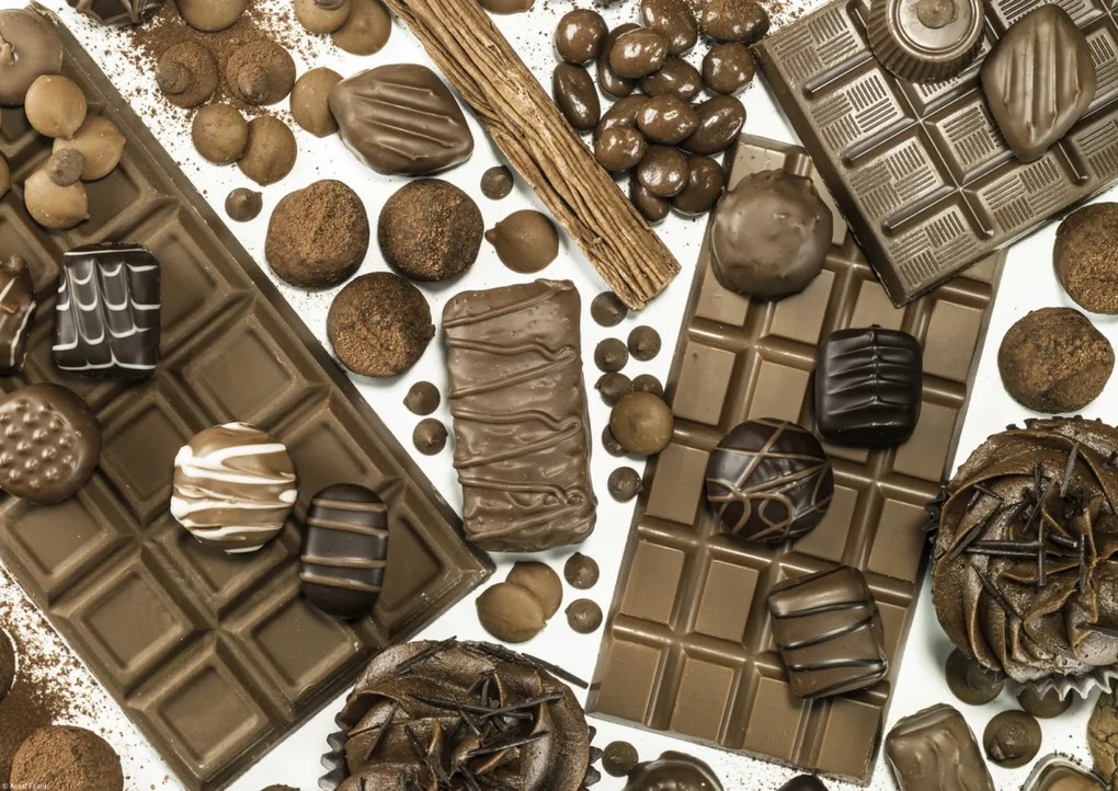 Poszter 42x29,7cm Csokoládék és kekszek, Assaf Frank