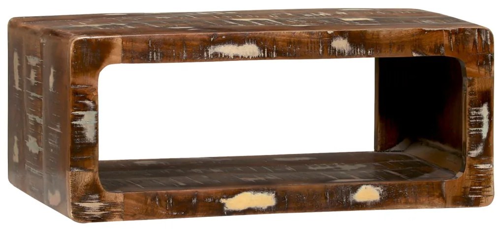 TV szekrény Több színű 60x30x25 cm Tömör fa újrahasznosított