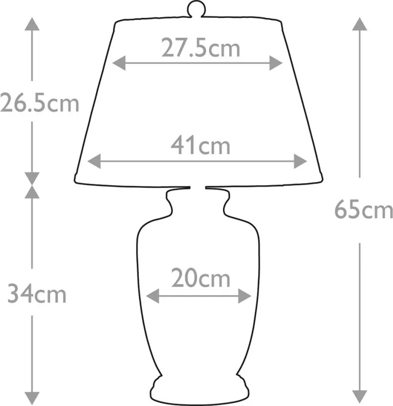 Elstead Lighting GOLD BIRDS GOLD-BIRDS-TL Asztali lámpa 1x60W/E27