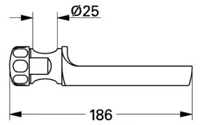 GROHE 28856000 - RELEXA szappantartó, átlátszó