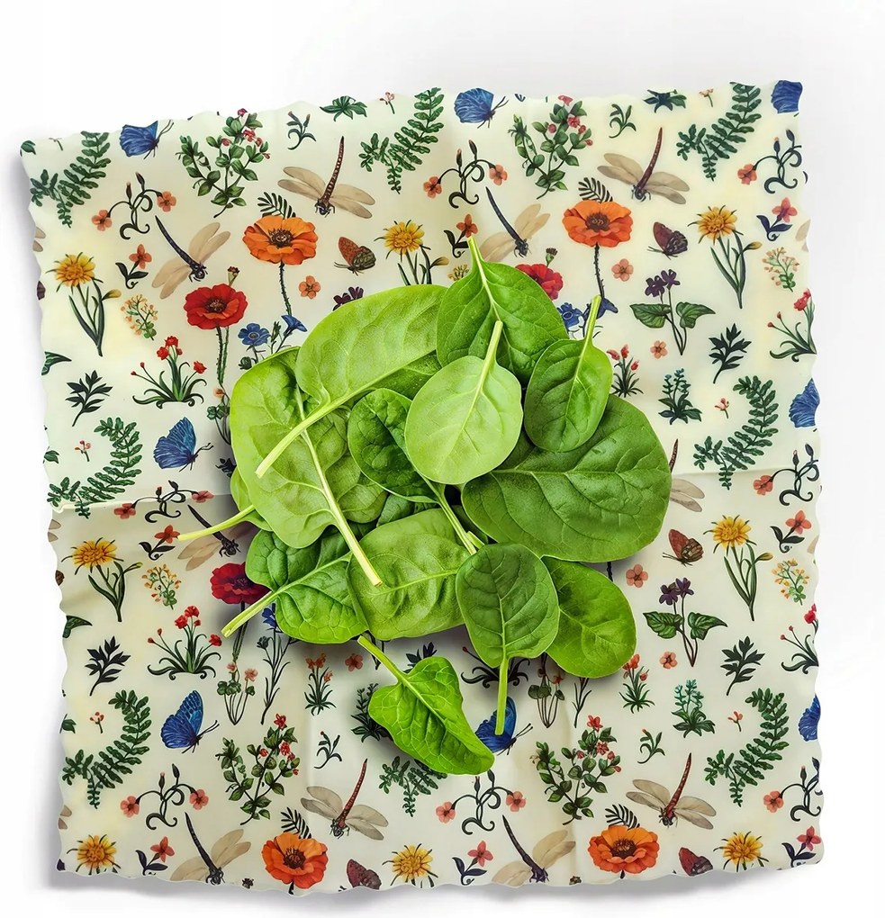 Többször felhasználható ételviasz öko Beepack rét M 25x25cm 1db