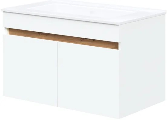 Puresa mosdó alatti szekrény 80 cm, fehér