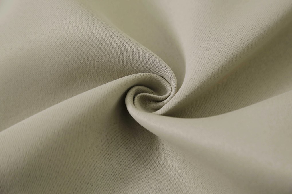 Bézs OXFORD függöny 140x250 cm Felfüggesztés: Fém gyűrűk