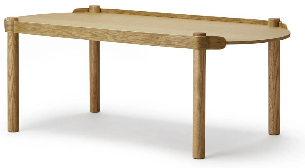 Fa asztal 50x105cm, tölgy - COOEE