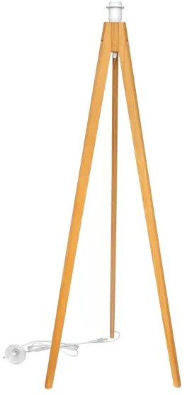 Állólámpa HELEN 1xE27/15W/230V krém/arany/tölgy