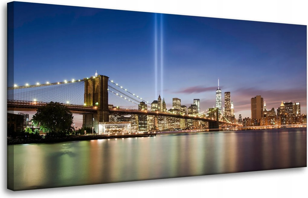 Vászonkép Építészet Brooklyn híd 80X40