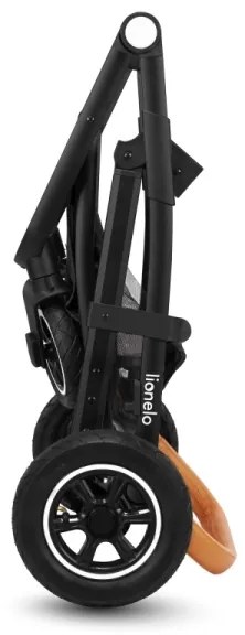 Lionelo - AMBER kombinált babakocsi 3 az 1-ben, szürke grafit