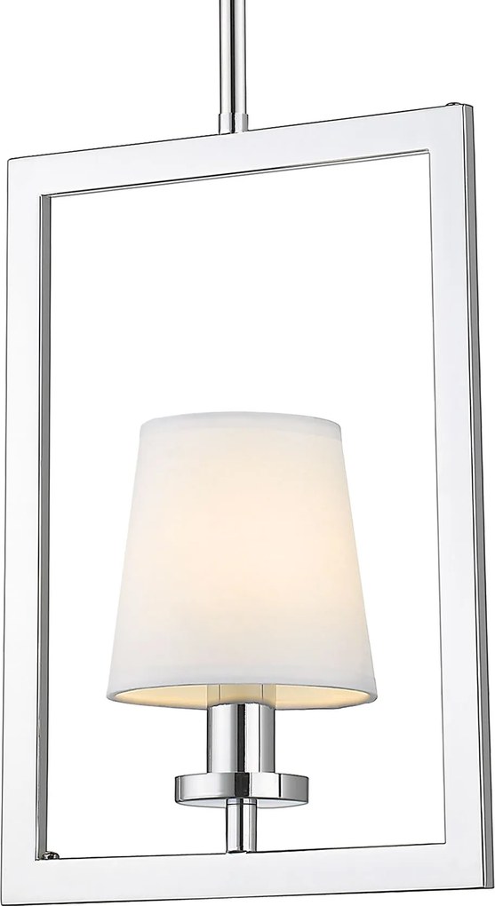 Cosmolight glamour klasszikus függeszték london fehér króm cosp01007ch-wh