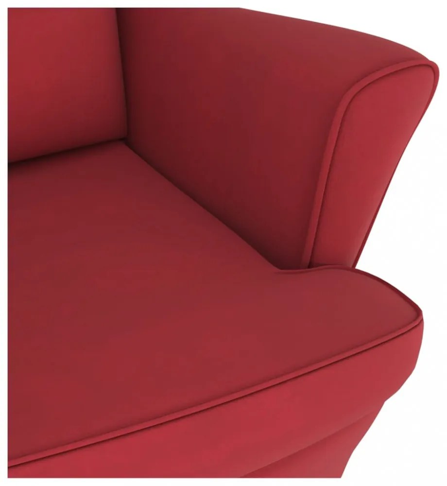 Borvörös Bársony és Tömörfa Hintaszék Fa