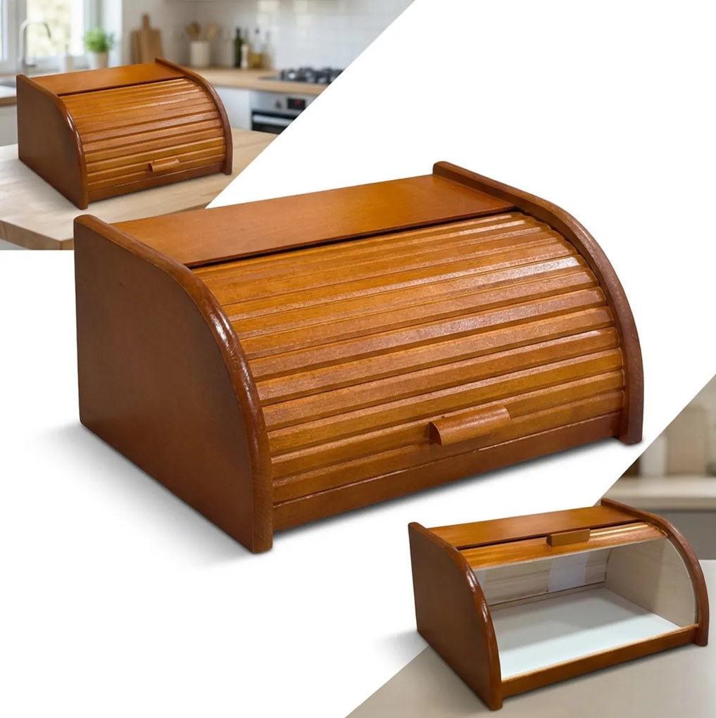 Fa Kenyértartó Kicsi Éger 31x26x16cm Lengyel