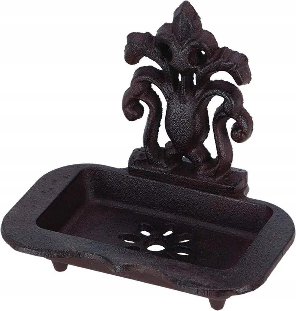 Öntöttvas retro szappantartó dekoratív szappanhoz